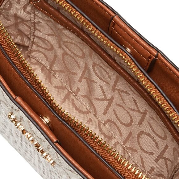 Calvin Klein Women's Lucy Triple Compartment Crossbody - Picture 8 of 11